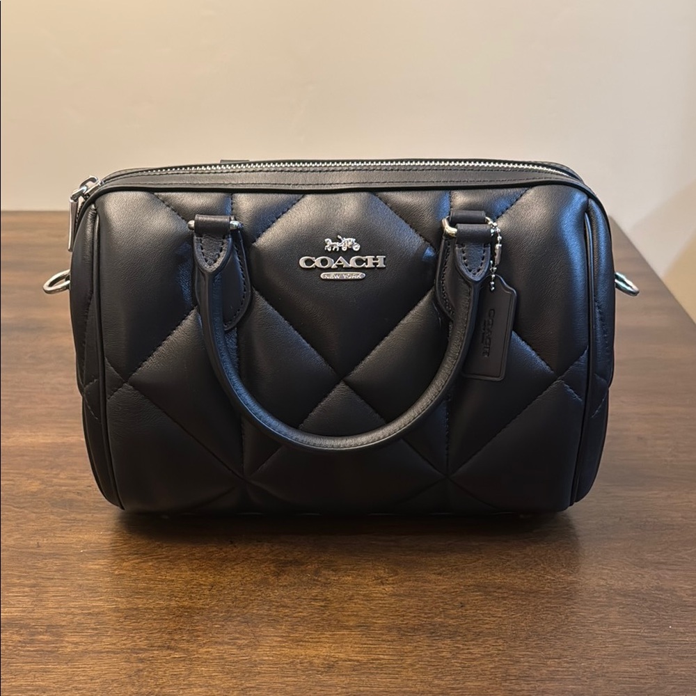Coach Rowan Satchel with Puffy Diamond Quilting